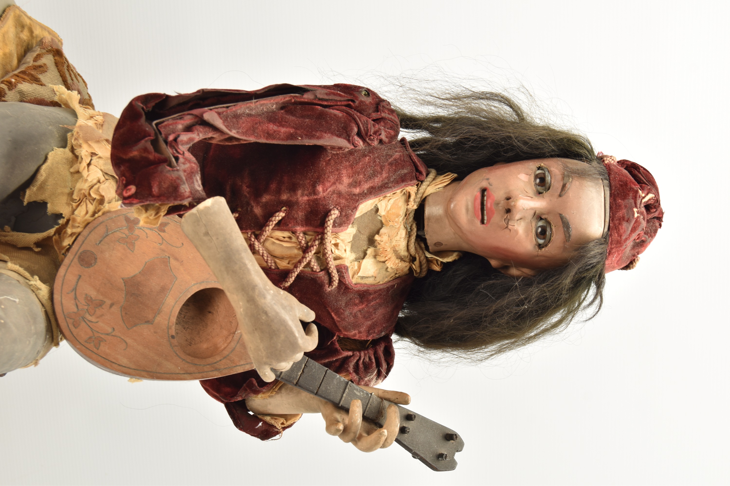 The Mandolin Player automaton by Gustave Vichy sold £3,200.JPG