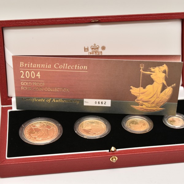Britannia 2004 Gold Proof Collection Sold £4,500