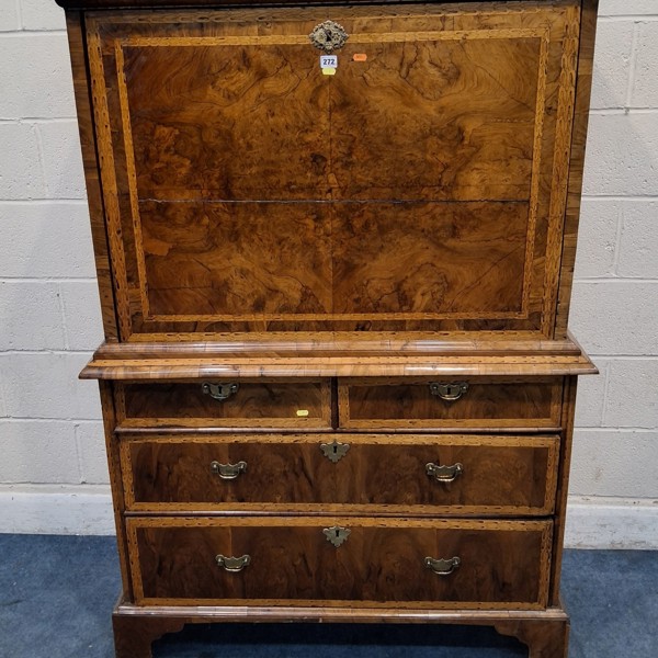 Early C18th walnut and kingwood banded escritoire sold £1,450.jpg