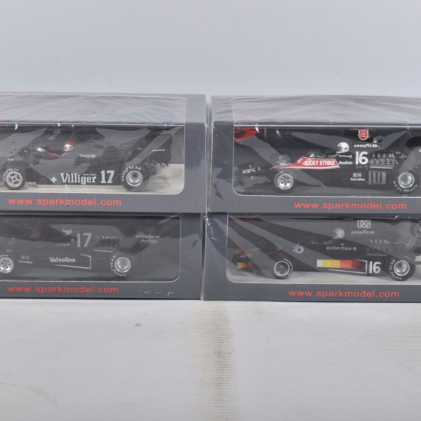 Boxed sealed Spark 1-43 die-cast racing models sold £240.jpg
