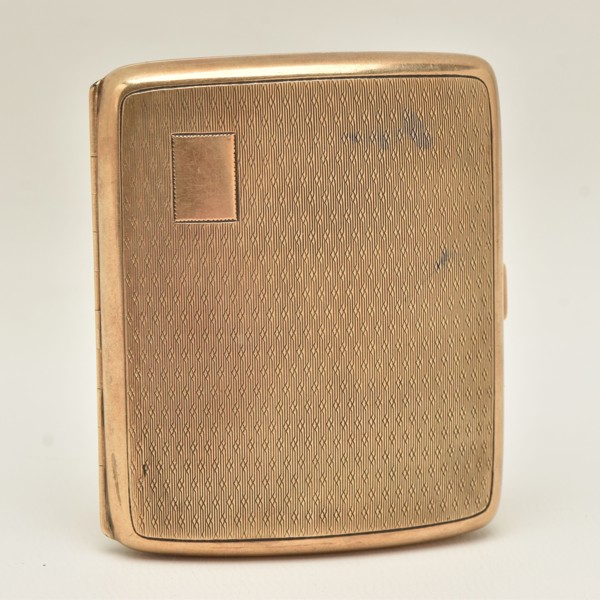 9Ct Gold Cigarette Case Sold £2,500