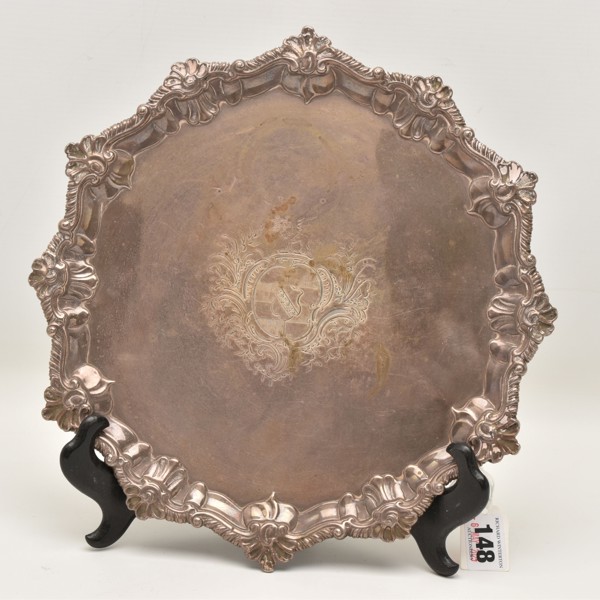 George II Silver Salver Sold £500