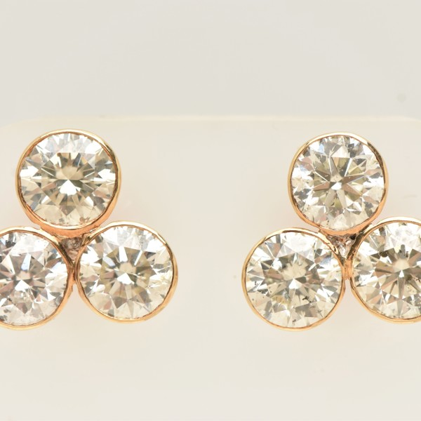 6Ct Diamond Earrings Sold £6,000