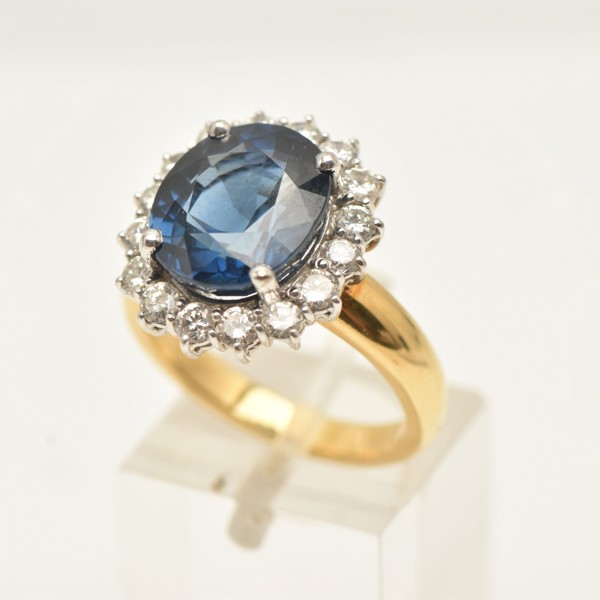 Sapphire And Diamond Dress Ring Sold £1,250