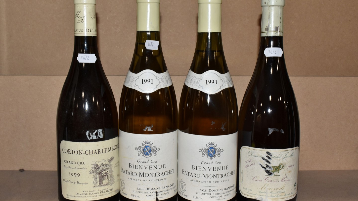 Four Bottles Of White Burgundy Sold £680