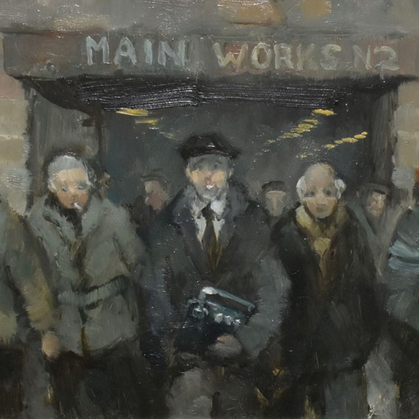 'Retirement Transistor', Oil By John Lines (Detail) Sold £500