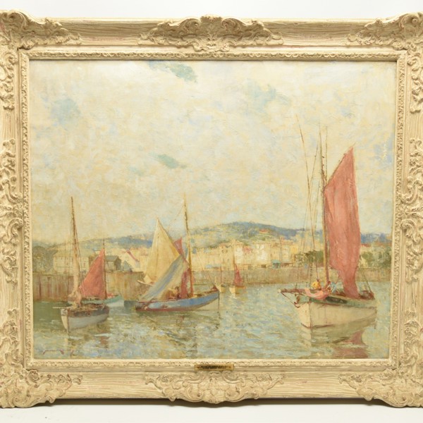 'Summer Morning, Honfleur' Oil Painting By William Lee Hankey Sold £1,450