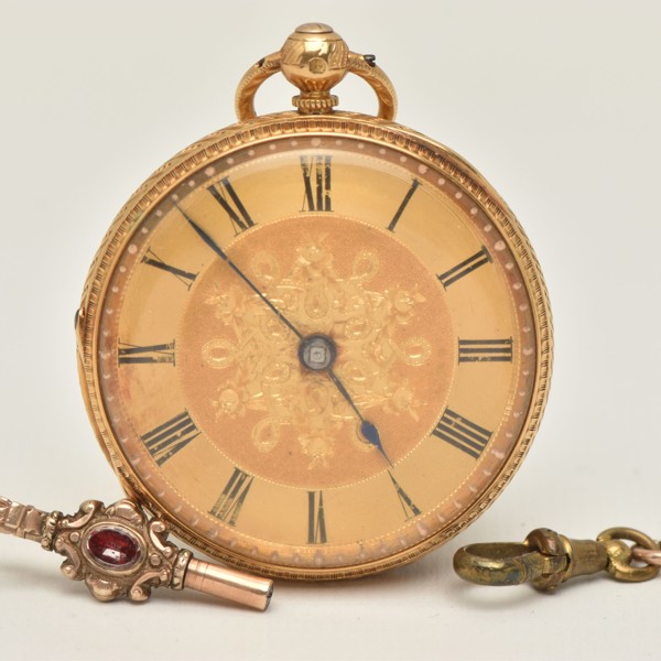 Mid Victorian 18Ct Gold Pocket Watch Sold £900 Web
