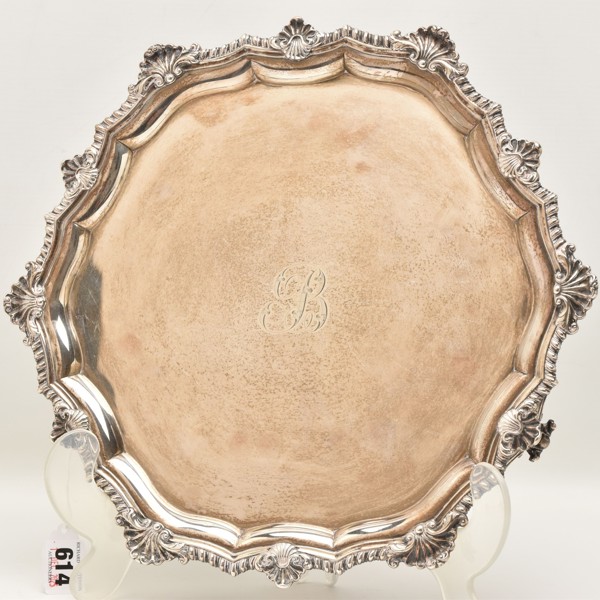 George III Silver Salver Sold £1,150