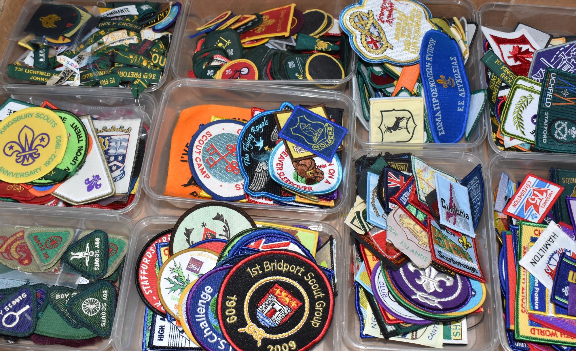 Collection Of Scout Badges Sold £680