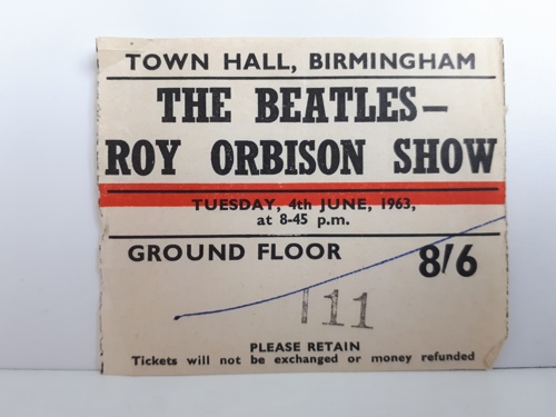 The Beatles with Roy Orbison, 1963.