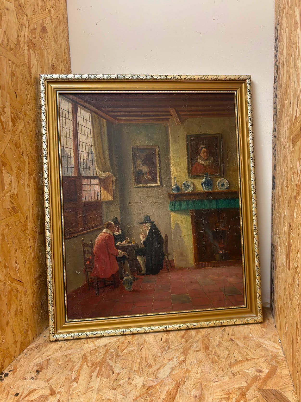 The oil painting by David van der Kellen III.