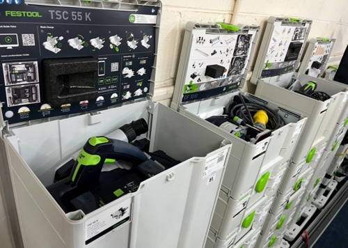 Some of the top quality Festool equipment.