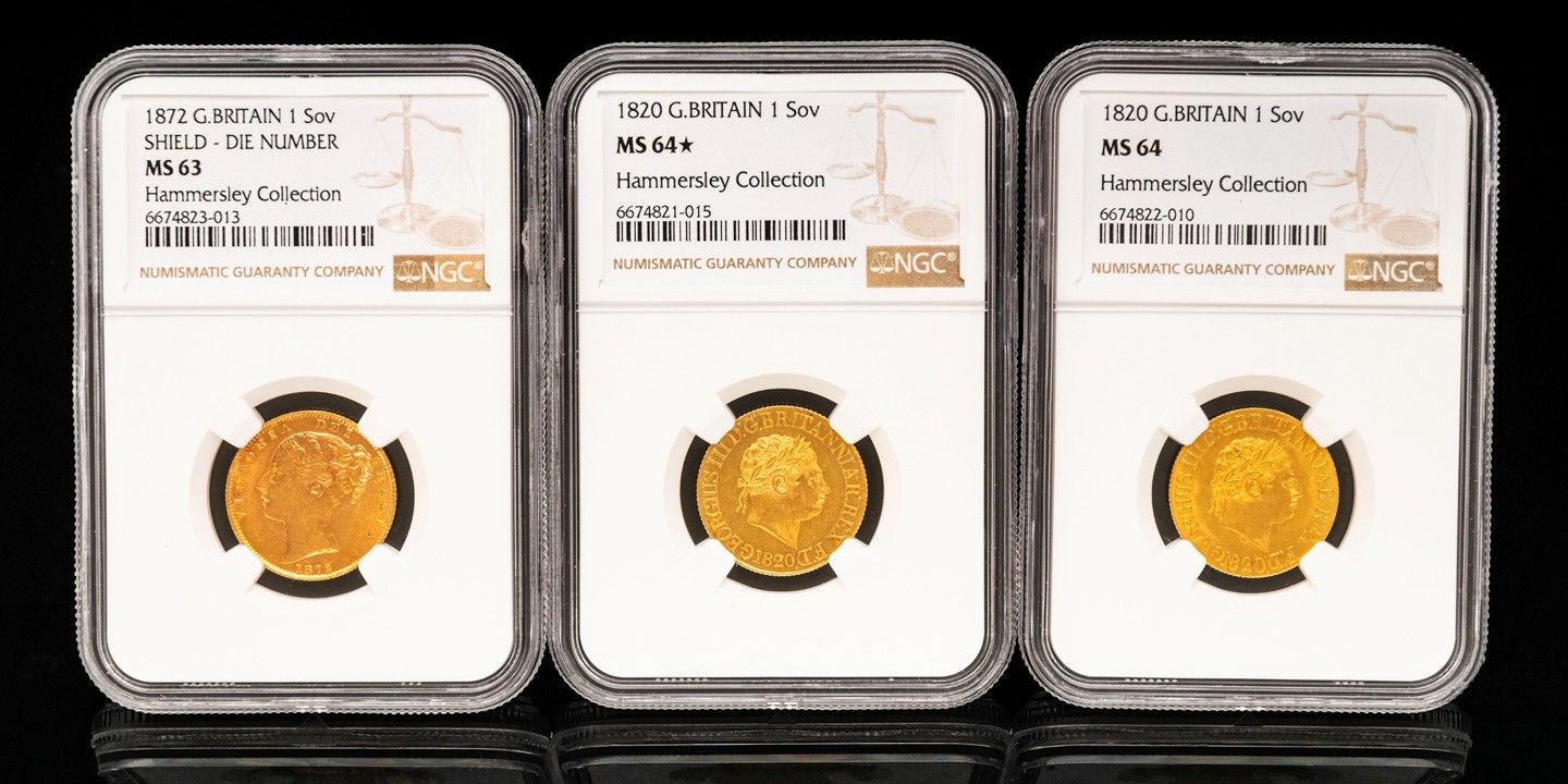 Hammersley Soverign Coins Aug 2025 DB
