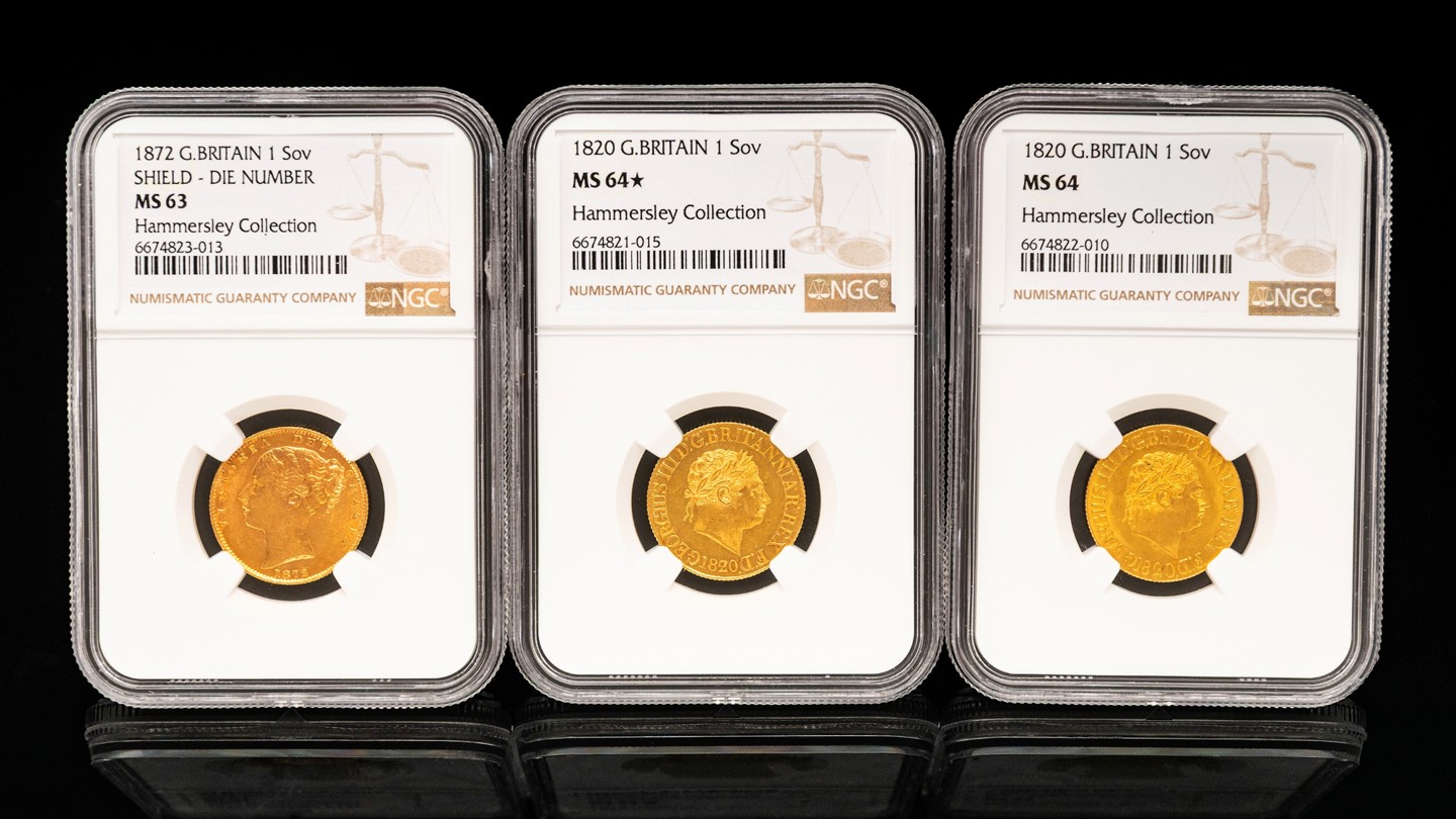 Hammersley Soverign Coins Aug 2025 DB