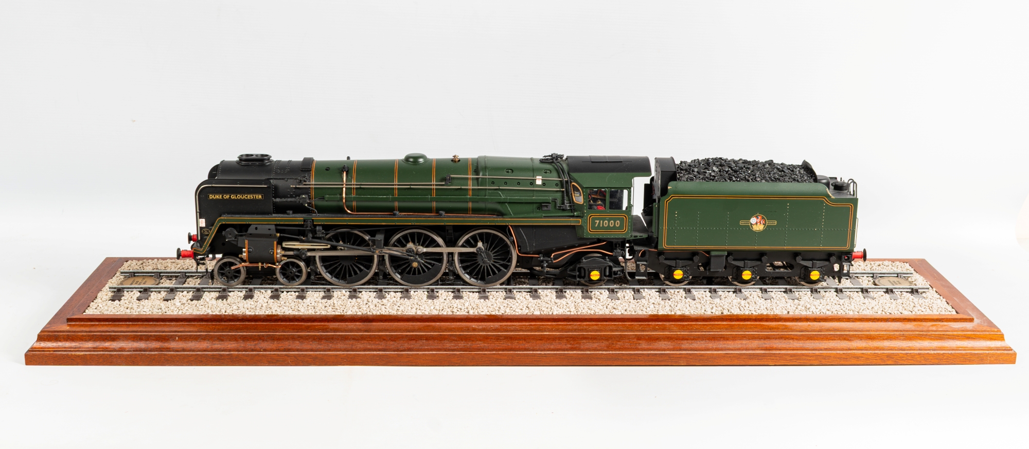 Finescale Locomotive Company 1-32 model of Duke of Gloucester steam train Gauge 1 track 12V electric sold £1,900.jpg
