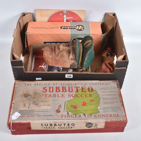 1950S Toys Subbuteo And Dan Dare Mask Sold £260
