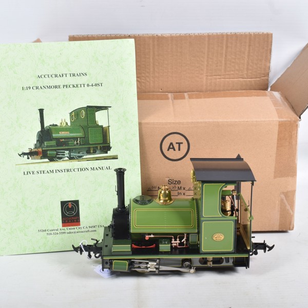 Boxed Accucraft Trains 16Mm Scale Live Steam Cranmore Locomotive Sold £1,000