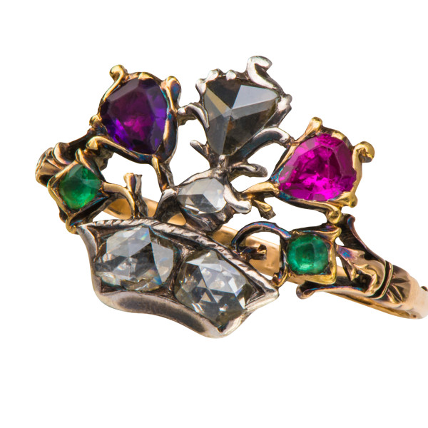 Georgian 1830S Giardinetti Ring DB Sold £1,450