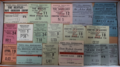 There were 18 ticket stubs in total.
