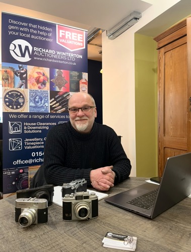 Stuart Hay will be valuing cameras and pens at The Auction Café on Wednesday, April 2.