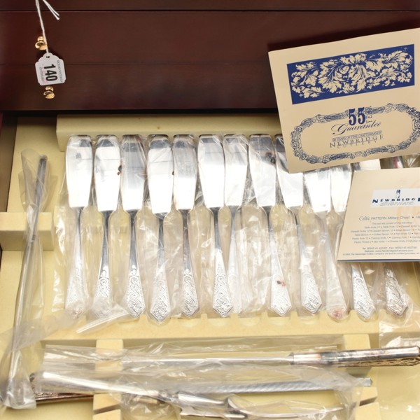 Newbridge Silver Canteen 146 Piece Cutlery Sold £3,000