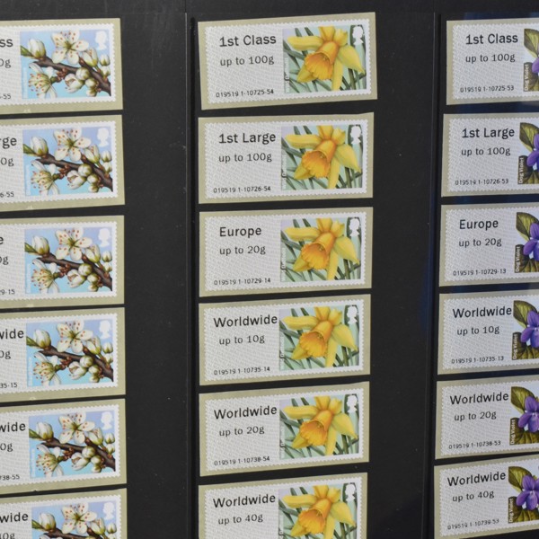 Collection Of GB Post And Go Labels Sold £1,250 (Detail)