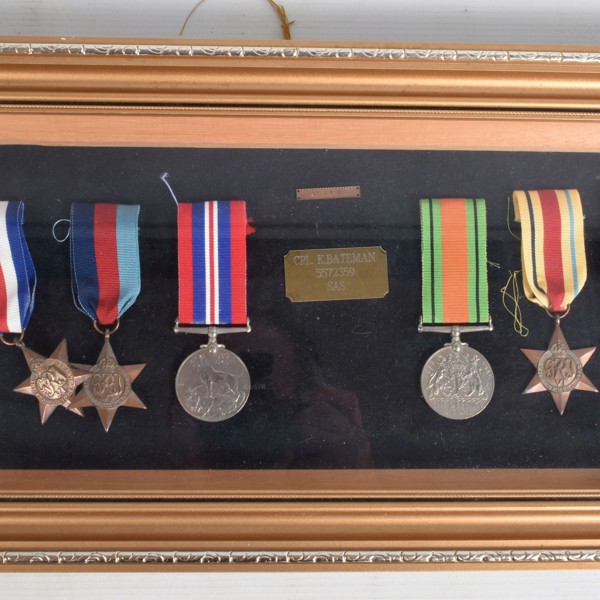 WW2 SAS Casualty Set Of Medals Sold £2,400
