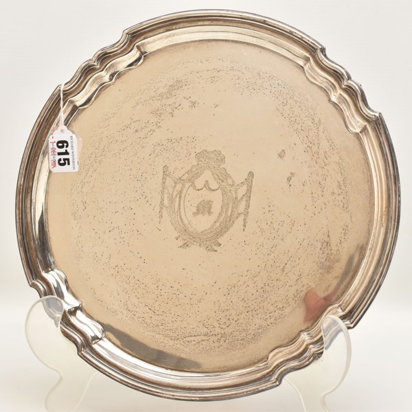 George V Silver Salver Sold £1,100