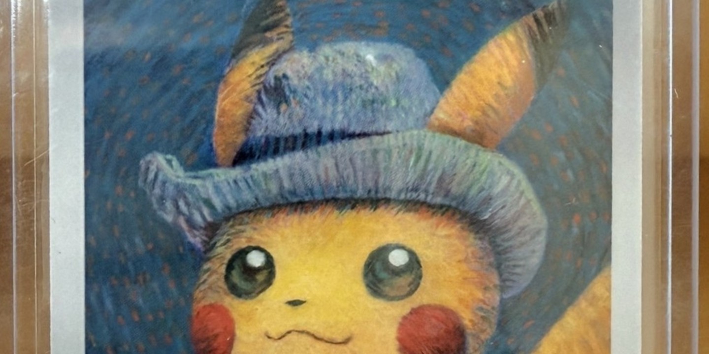 Pokémon 2023 Pikachu With Grey Felt Hat Promo Card Van Gogh Museum Exclusive Web Page Top