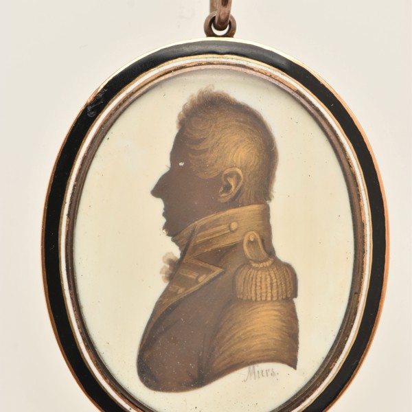 Early C19th Century Mourning Miniature Portrait By John Miers Of Henry Richmond Gale Sold £1,250