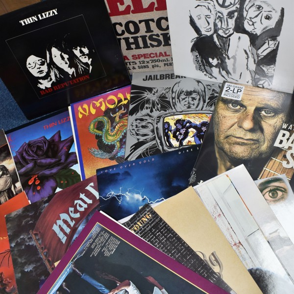120 Lps Music Vinyl Records Sold £500