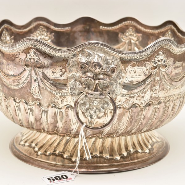 Late Victorian Silver Presentation Bowl Sold £1,600