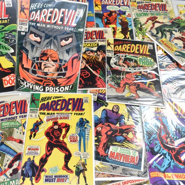 Collection Of Daredevil Marvel Comics Sold £400