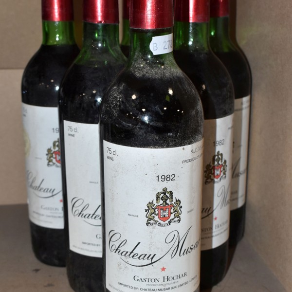 Six Bottles Of Chateau Musar Sold £520