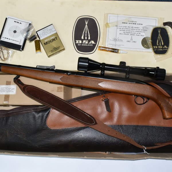 BSA Piled Arms Ltd Ed Centenary 1882 1982 .22 Air Rifle Sold £700