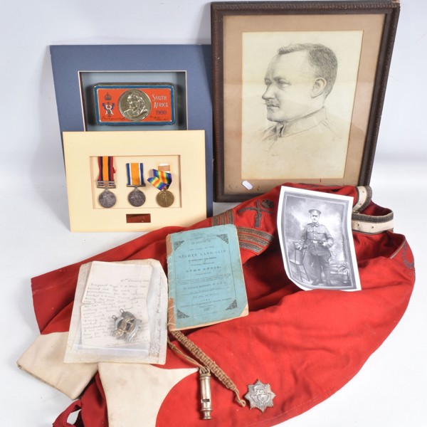 1St Boer War And WW1 Medals Archive Sold £660