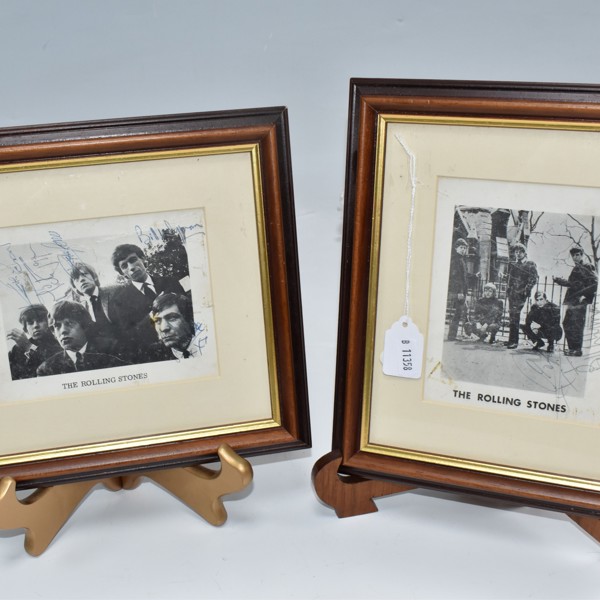 Rolling Stones Autographs Sold £700