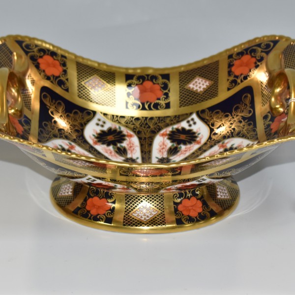 Royal Crown Derby Old Imari 1128 Twin Handled Basket Sold £900