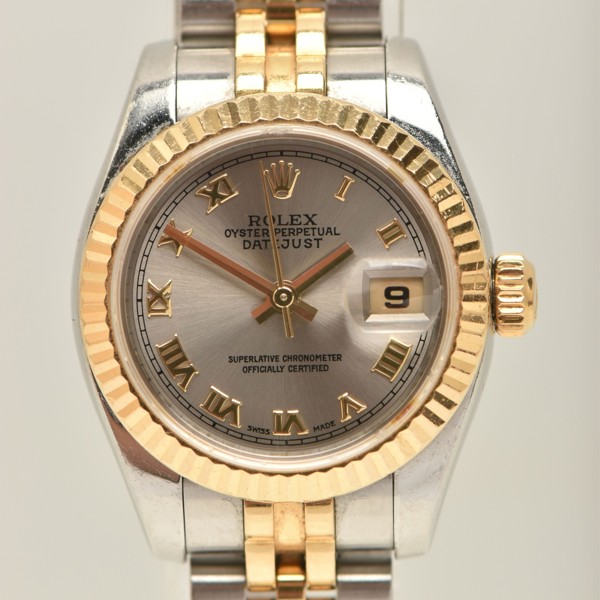 Bi Colour Rolex Oyster Perpetual Datejust Watch Sold £3,800