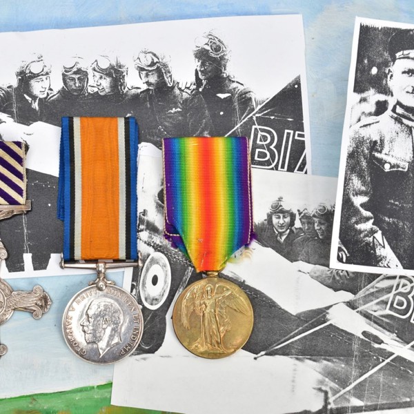 Lawson Dfc Medals Collection Sold 4 200