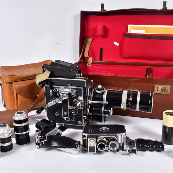 Bolex Paillard H16 Reflex And B8SL Cine Cameras Sold £1,250