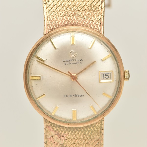 9Ct Gold Certina Watch Sold £1,000