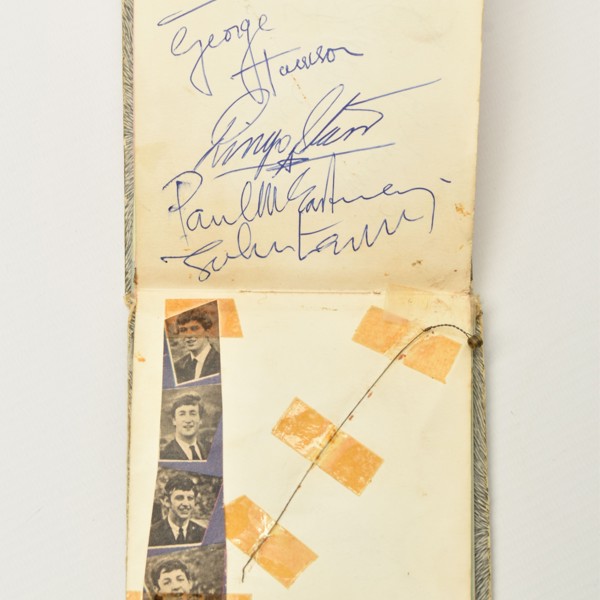 Beatles Autographs And Guitar String Sold £7,000