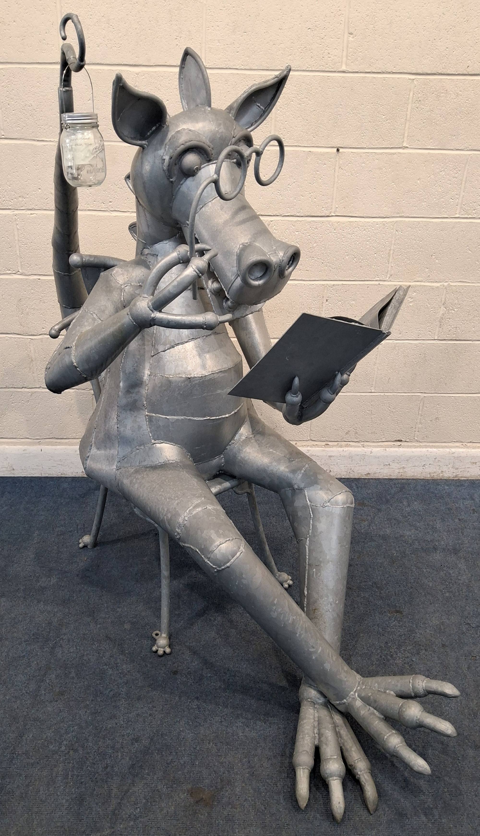 Mick Kirky-Geddes bespoke recycled metal welded dragon sold £1,300.jpg