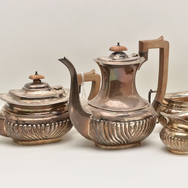 Four Piece Silver Tea Set Sold £1,350