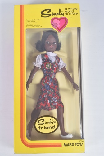 This boxed Marx Toys Sindy Gayle doll sold at £620.