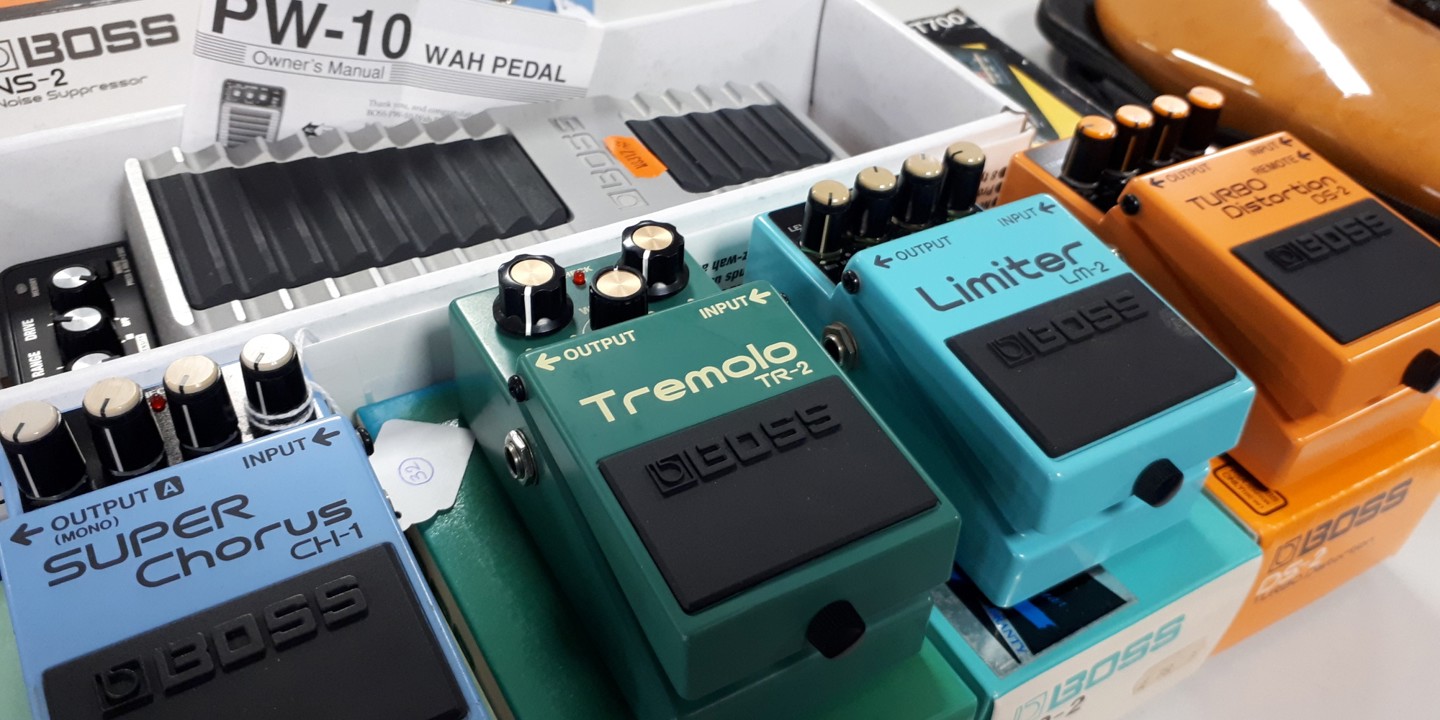 Iconic BOSS Effects Pedals In The Collection