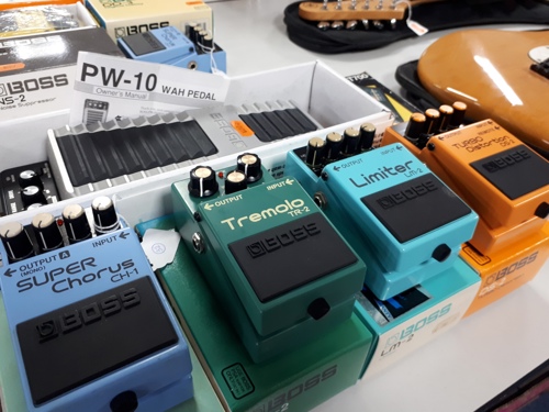 Iconic BOSS compact pedals in the sale.