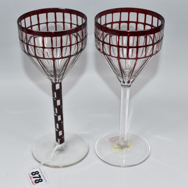 Otto Prutscher Wine Glasses Sold £320